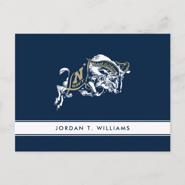 Naval Academy Midshipmen Invitation Postcard (Front)