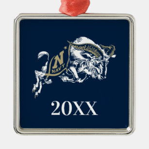 Naval Academy Midshipmen Metal Ornament