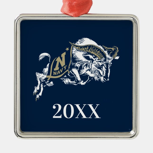 Naval Academy Midshipmen Metal Ornament (Front)