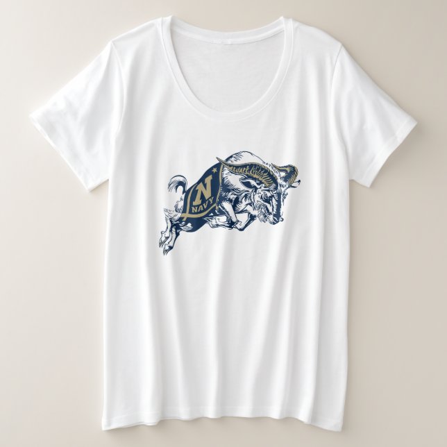 Naval Academy Midshipmen Plus Size T-Shirt (Design Front)