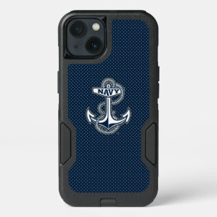 Naval Academy Polka Dot Pattern iPhone 13 Case