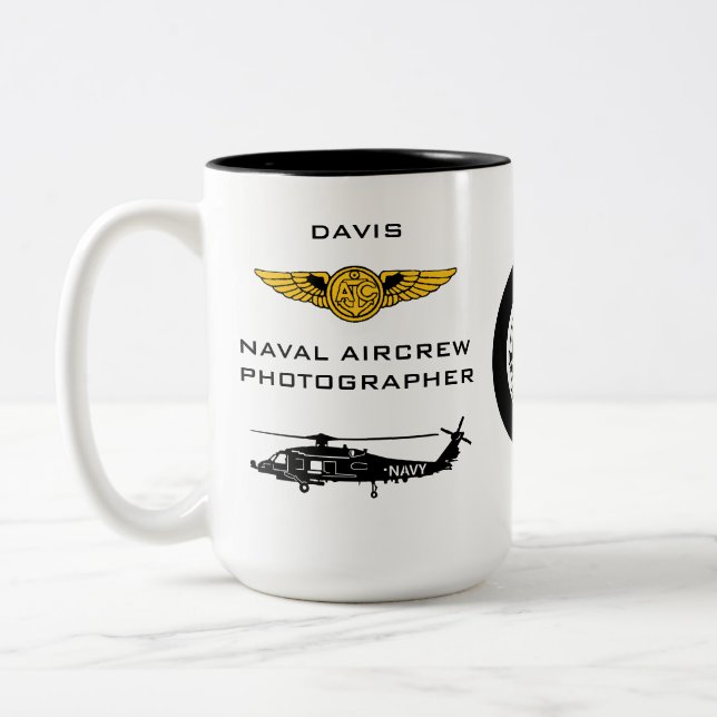 NAVAL AERIAL PHOTOGRAPHER-COMCAMLANT MUG (Left)