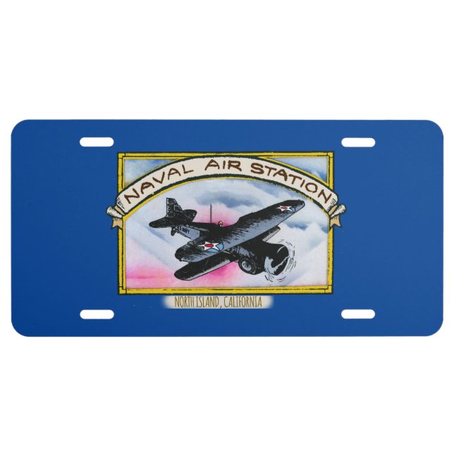 Naval Air Station North Island License Plate (Front)