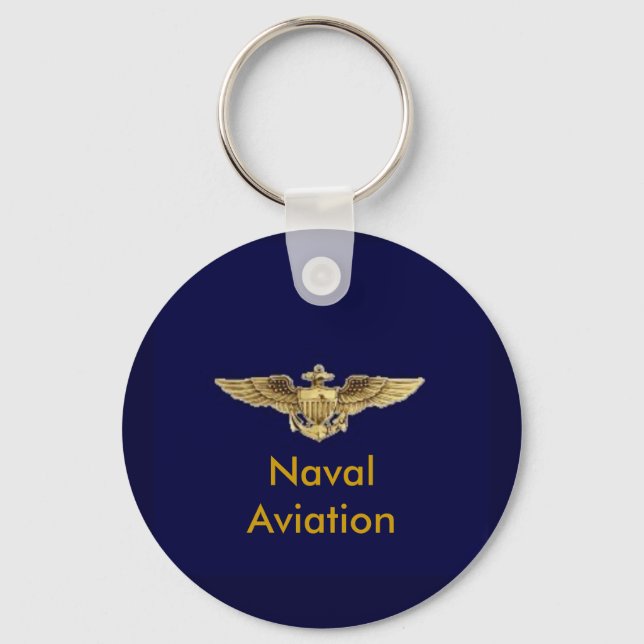 Naval Aviator Wings, NavalAviation Keychain (Front)