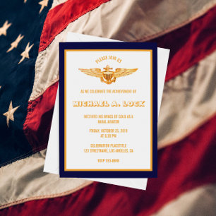 Naval Aviator / Wings of Gold Invitations