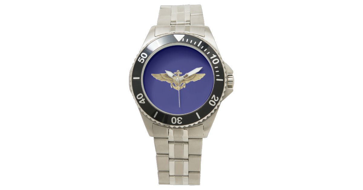 Naval Aviator Wings Wrist Watch | Zazzle