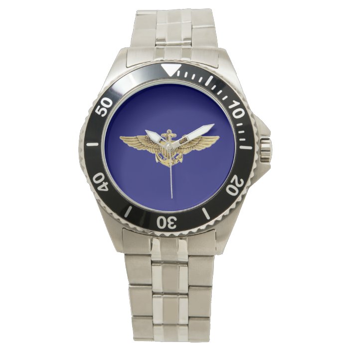Naval Aviator Wings Wrist Watch | Zazzle.com