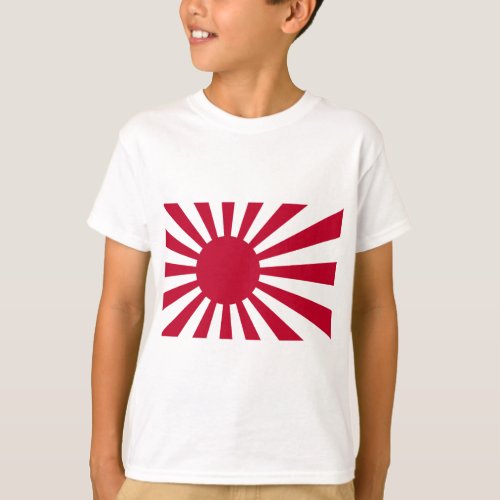 Naval Ensign of Japan _ Japanese Rising Sun Flag T_Shirt