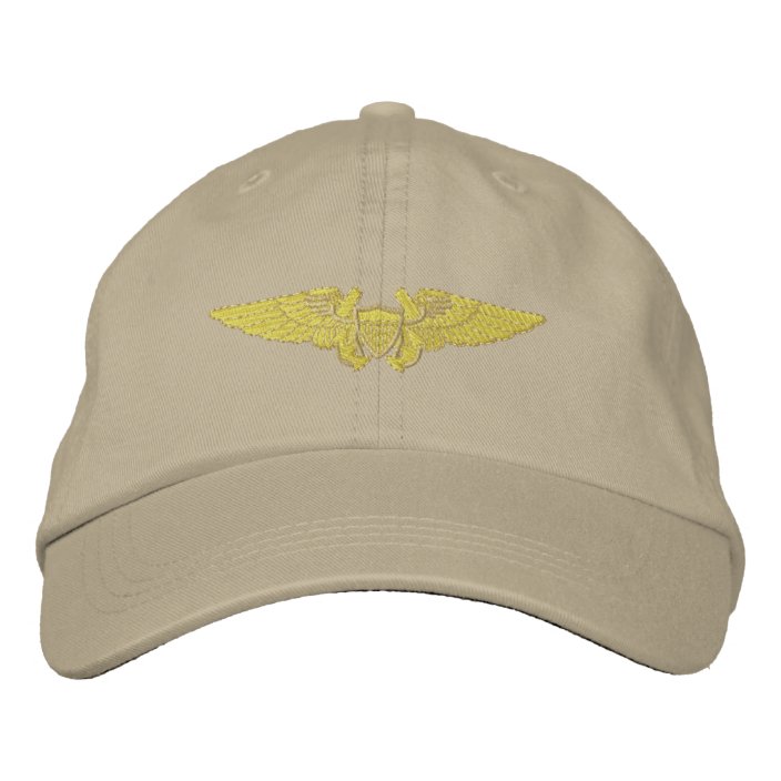 Naval Flight Officer Embroidered Baseball Hat | Zazzle.com