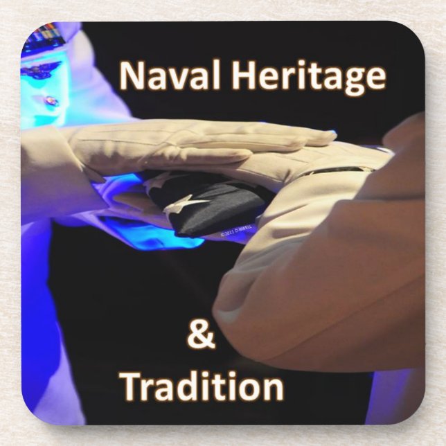 Naval Heritage Drink Coaster (Front)