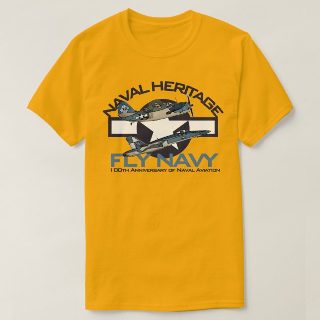 NAVAL HERITAGE T-Shirt (Design Front)