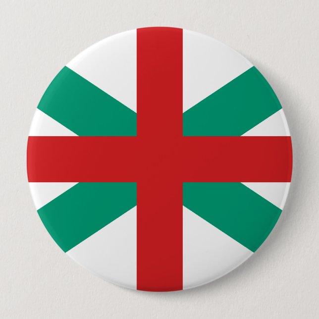 Naval Jack bulgaria, Bulgaria Pinback Button (Front)