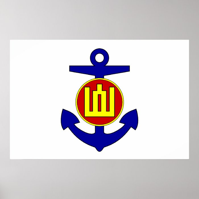 Naval Jack Of Lithuania, Lithuania Poster