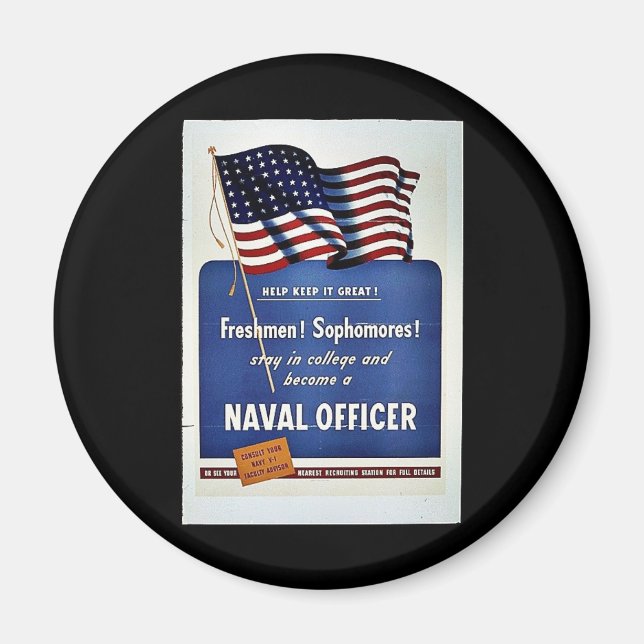 Naval Officer Magnet (Front)