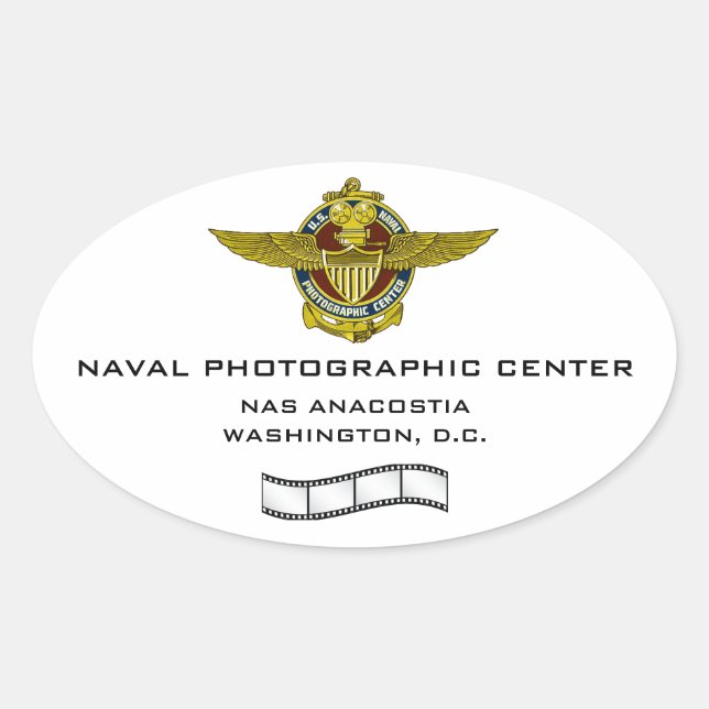Naval Photographic Center Sticker (Front)
