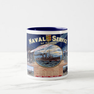 Naval Service of Canada Two-Tone Coffee Mug