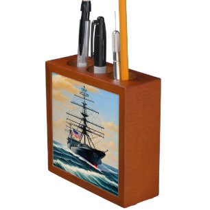 Naval Ship Desk Organizer