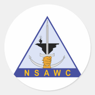 Naval Strike and Air Warfare Center (NSAWC) Classic Round Sticker