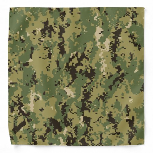 Naval Woodland Camouflage Bandana