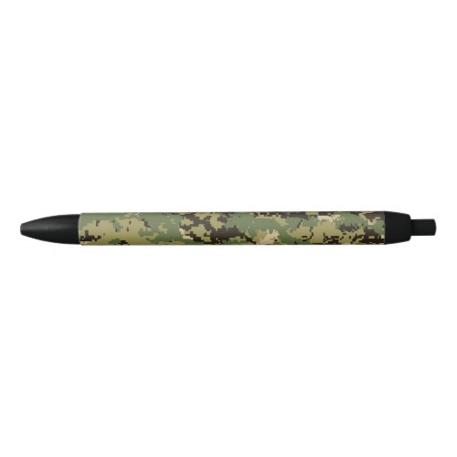 Naval Woodland Camouflage Black Ink Pen