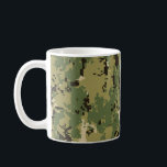 Naval Woodland Camouflage Coffee Mug<br><div class="desc">Naval Woodland Camouflage</div>