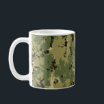 Naval Woodland Camouflage Coffee Mug<br><div class="desc">Naval Woodland Camouflage</div>