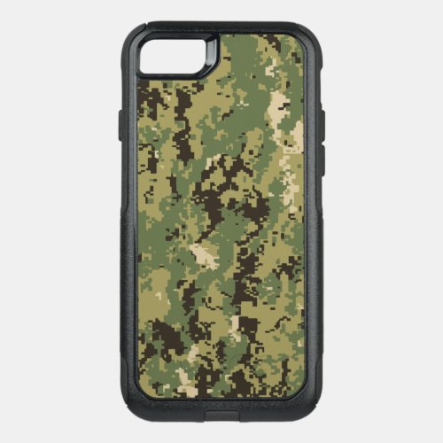 Naval Woodland Camouflage OtterBox Commuter iPhone SE87 Case