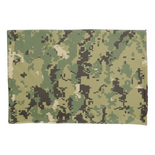 Naval Woodland Camouflage Pillow Case