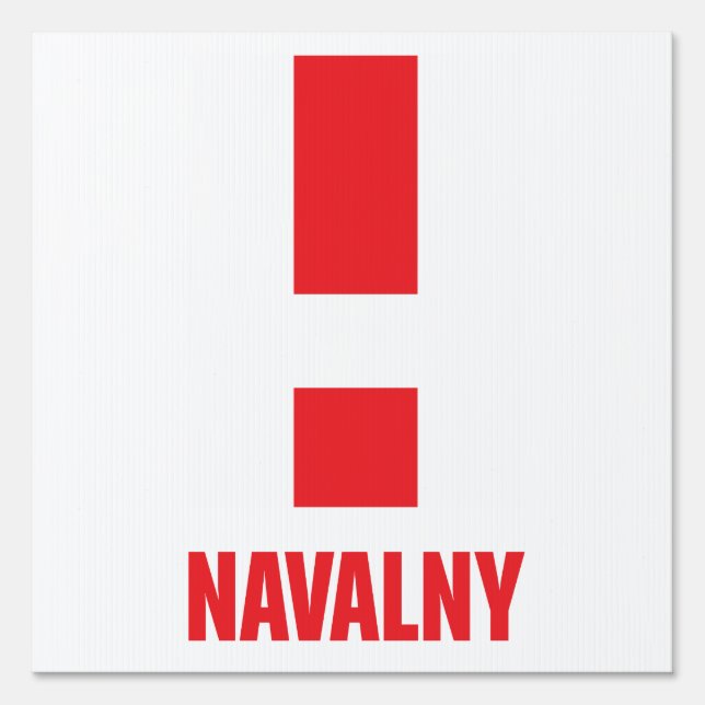 NAVALNY! SIGN (Back)