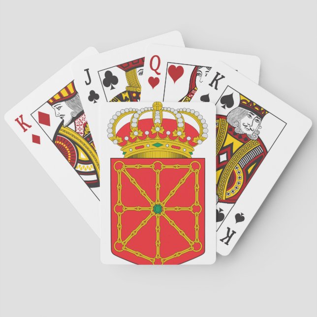 Navarra (Spain) Coat of Arms Poker Cards (Back)