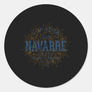Navarre Beach Classic Round Sticker