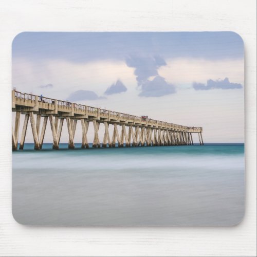 Navarre Beach Fishing Pier Mouse Pad