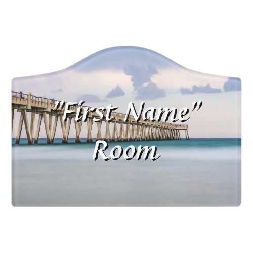 Navarre Beach Fishing Pier Room Sign