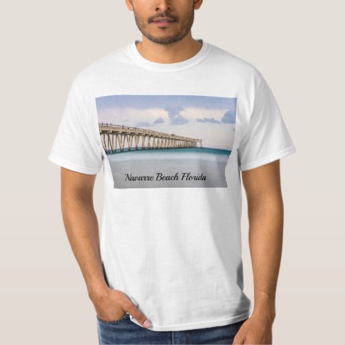 Navarre Beach Fishing Pier T_Shirt