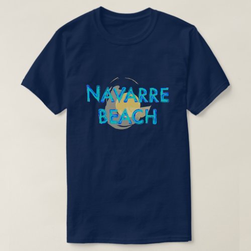 Navarre Beach Florida artsy design T_Shirt