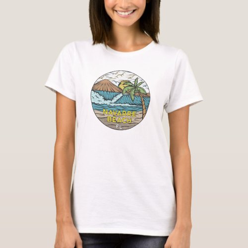 Navarre Beach Florida Vintage T_Shirt