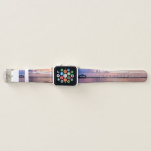 Navarre Beach Magic Hour Purple Sunset Apple Watch Band