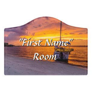 Navarre Florida Fire Sunset Room Sign