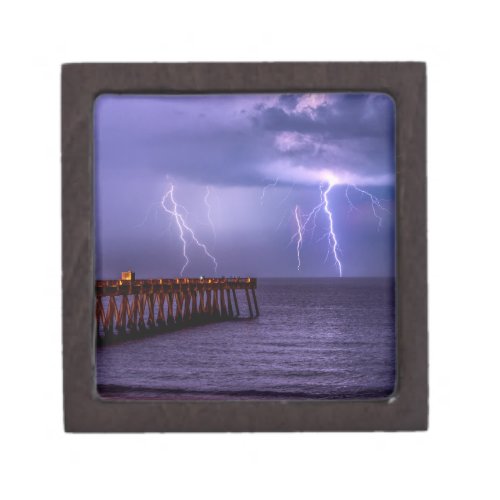 Navarre Florida Lightning Storm Gift Box