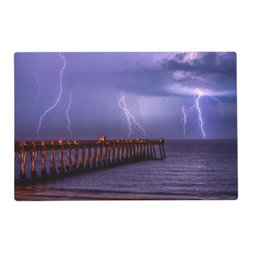 Navarre Florida Lightning Storm Placemat