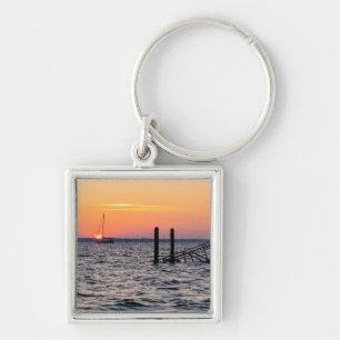 Navarre Florida Santa Rosa Sunrise Keychain