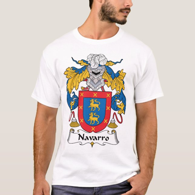 Navarro Family Crest T-Shirt (Front)