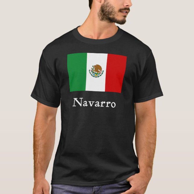 Navarro Mexican Flag T-Shirt (Front)