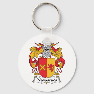 Navascues Family Crest Keychain