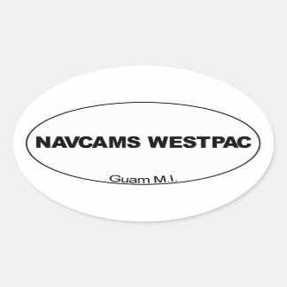 NAVCAMS WESTPAC OVAL STICKER