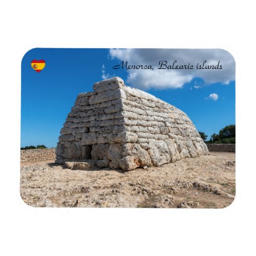 Naveta des Tudons Prehistoric Tomb _ Menorca Magnet