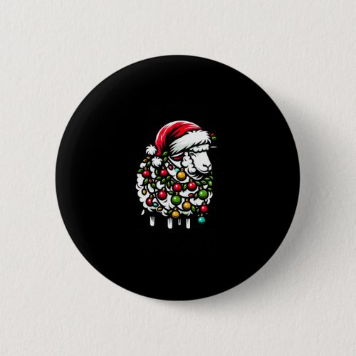 Navidad Funny With Sheep Holiday Party Christmas M Button