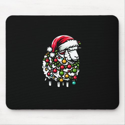 Navidad Funny With Sheep Holiday Party Christmas M Mouse Pad