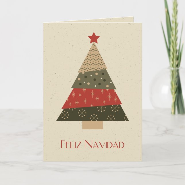 Navidad Tarjeta de Felicitacion. Holiday Card (Front)
