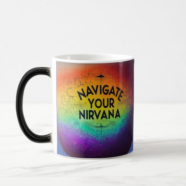 Navigate Your Nirvana Color Morph Mug (Left)